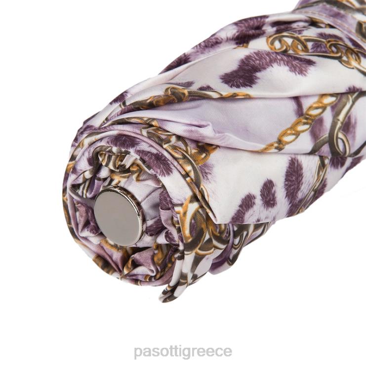 ομπρέλα | PASOTTI 257 58002-7 p14 - animalier και αλυσίδες τύπωμα πτυσσόμενη ομπρέλα 2N6B8618 γυναίκες